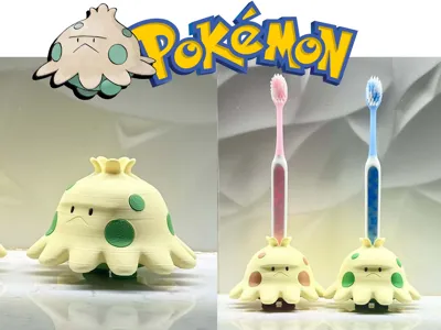 Pokemon Shroomish toothbrush holder, pen holder, no AMS required