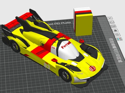 Ferrari 499P Le Mans #83 Winning Car