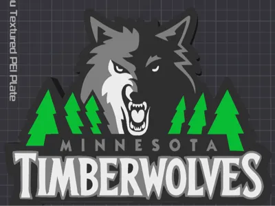 Timberwolves Logo Lightbox