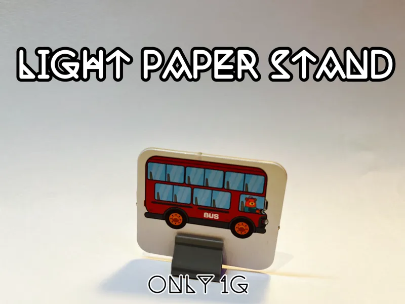 Light Paper Stand
