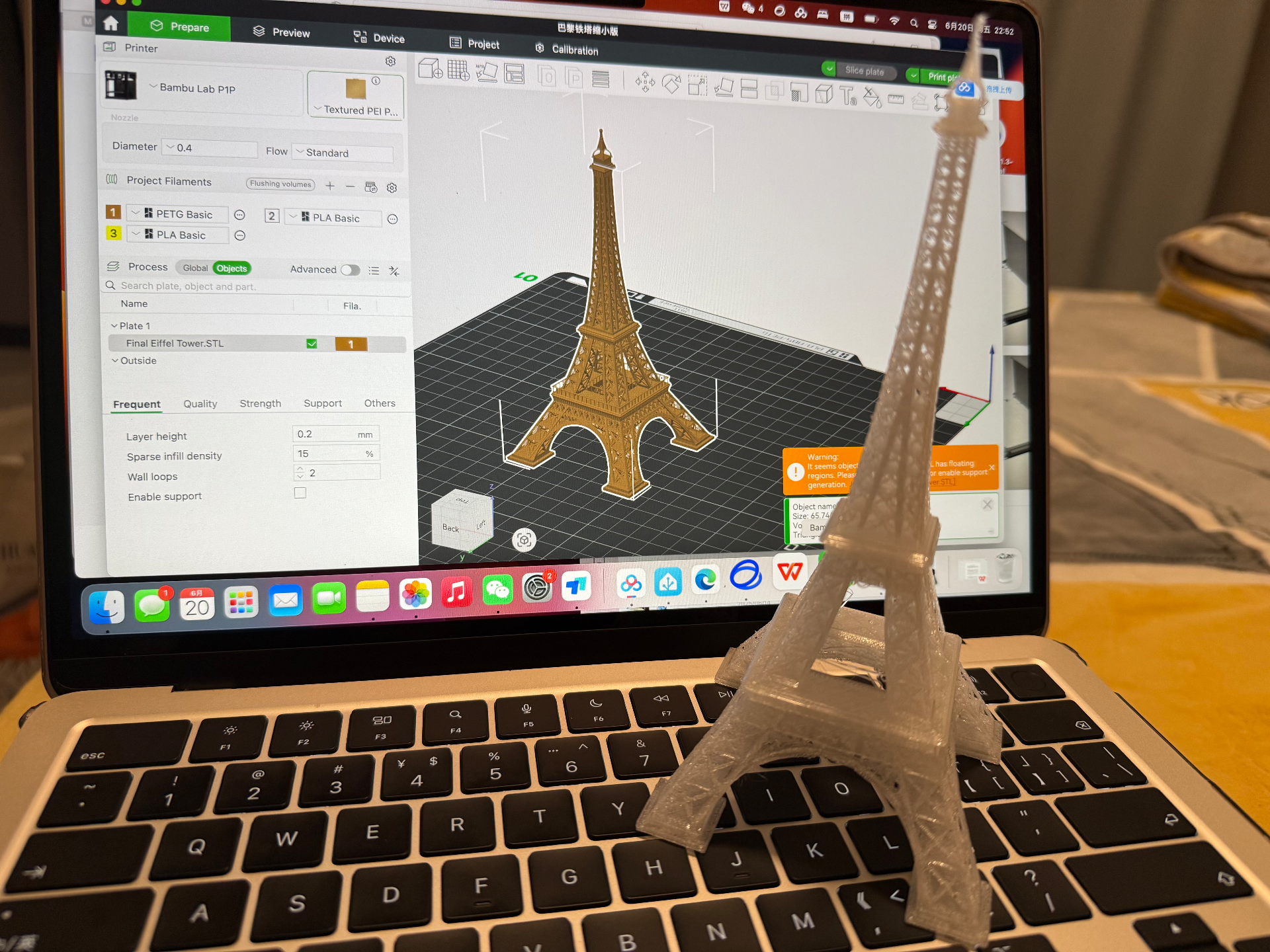 Paris Eyfel Kulesi sadece 15g gerektirir