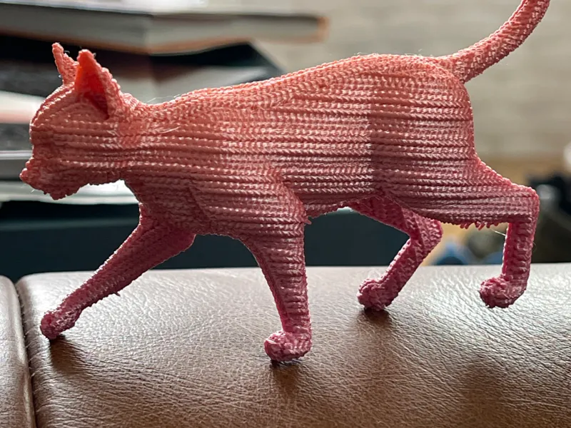 穿针织服的猫