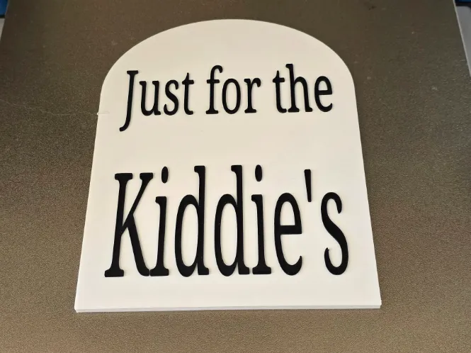 Sign for party's 