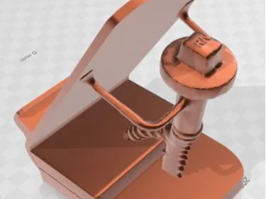 soporte base para movil tornillo ferroviario 