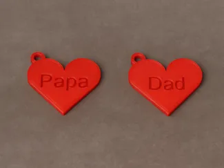 Fathers Day Keychain Llavero Dia del Padre