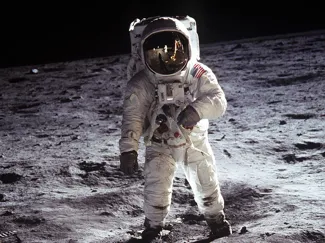 Buzz Aldrin on the Moon (1969)