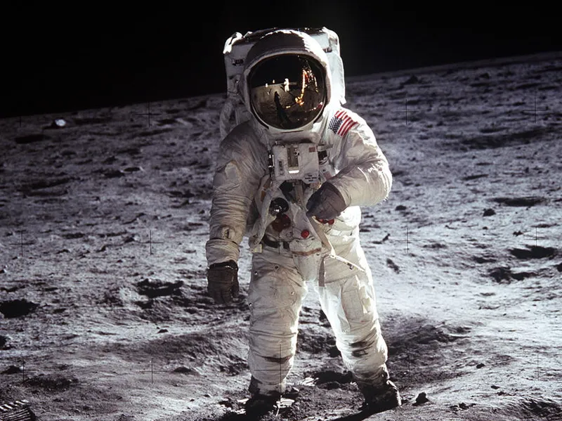 Buzz Aldrin on the Moon (1969)