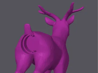 Deer Butt Bottle Opener