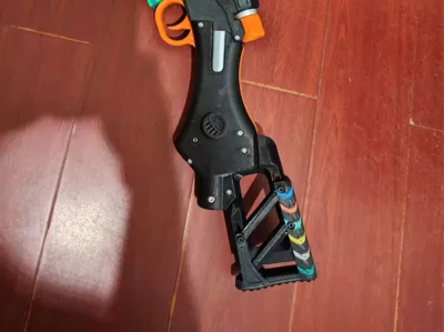 Smiling Face Launcher Retractable 60 Tail Stock