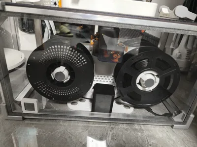AMSLITE Enclosure Solution (Only one part needs to be printed, humidity stable at 15%)