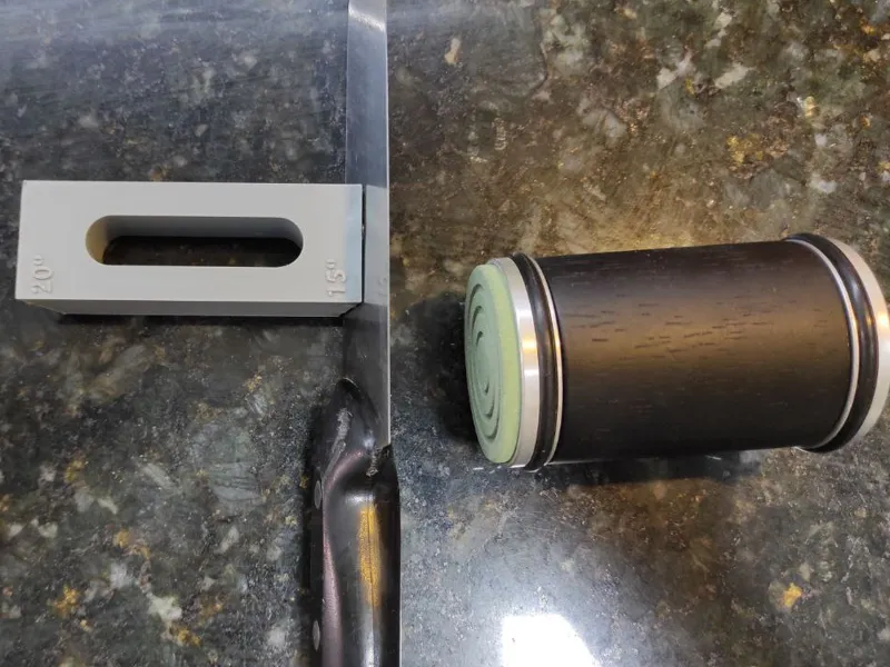 Soporte magnetico, afilador de rodillo