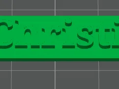 Christine Name Tag
