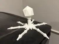 Bacterio - Bactériophage T4 articulé, impression sans assemblage — photo 1