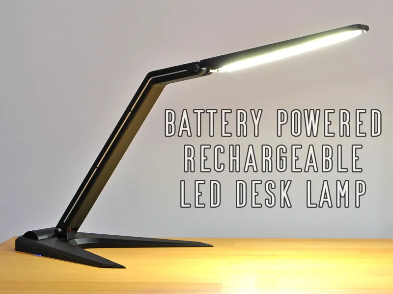 Rechargeable Battery Powered LED Desk Lamp