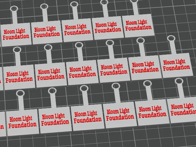 Bloom Light Foundation Keychain 