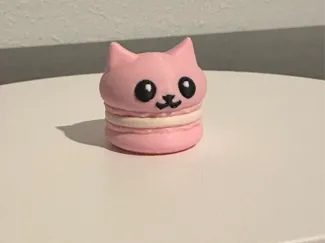 Kawaii Macaron Cat