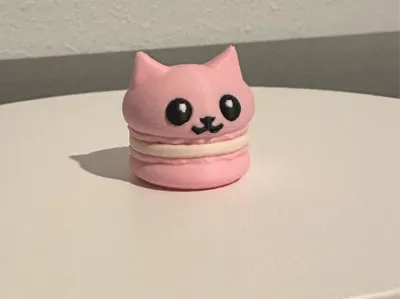 Kawaii Macaron Cat
