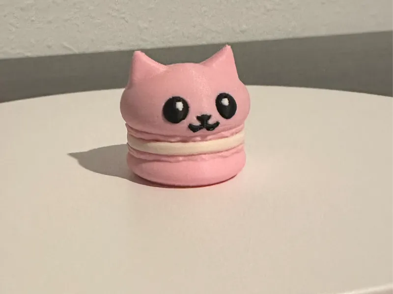 Kawaii Macaron Cat