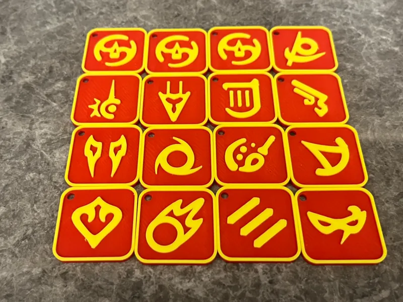 最终幻想14职业图标钥匙扣版本