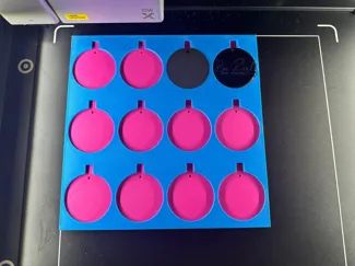 50mm Round, 2mm Thick M1 Ultra Engraving Jig