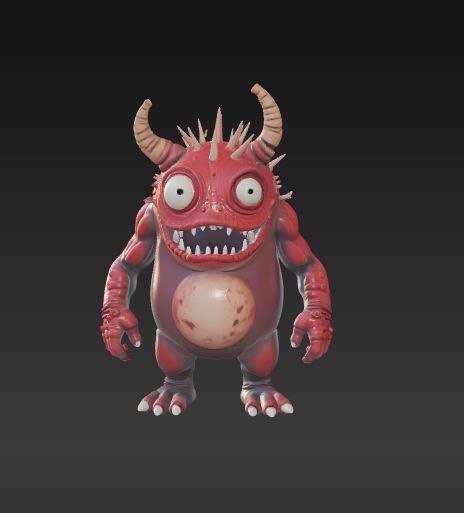 diablillo rojo monstruo
