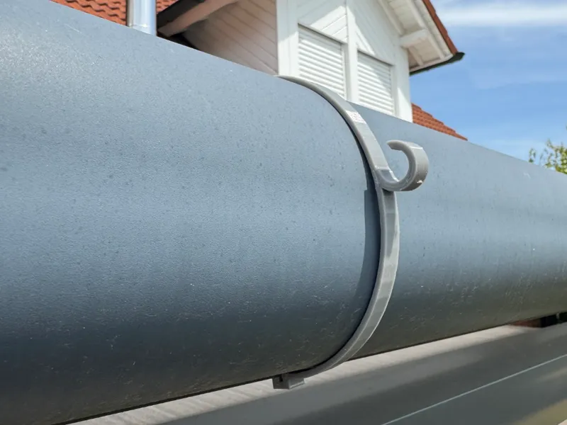 Halter Dachrinne Terrassenüberdachung