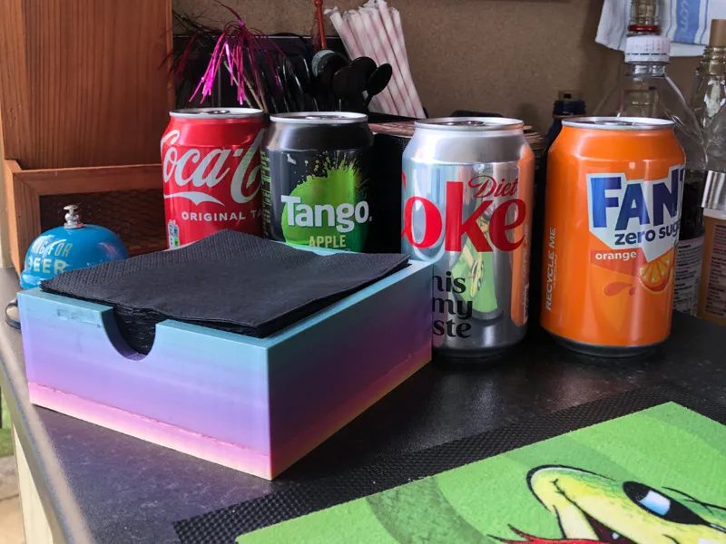 napkin holder for smaller bar napkins