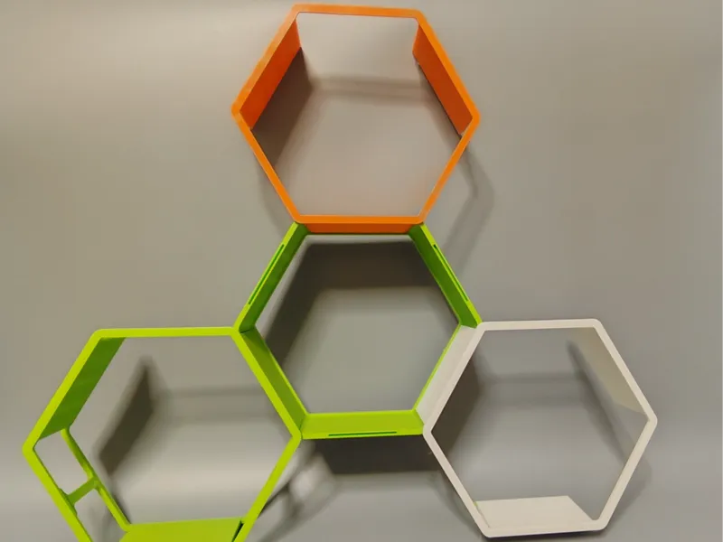 六边形轻量收纳展示架