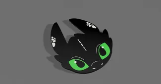 Toothless Magnet