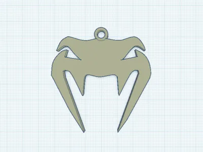 Venum logo keychain