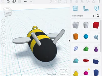 Bee keychain 