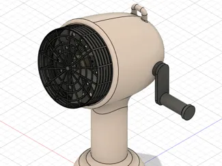 Ventilatore Portatile a Manovella