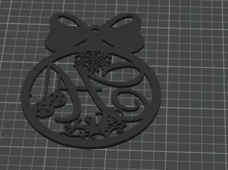 christmas ornament h