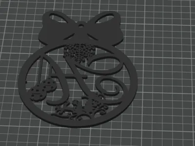 christmas ornament h
