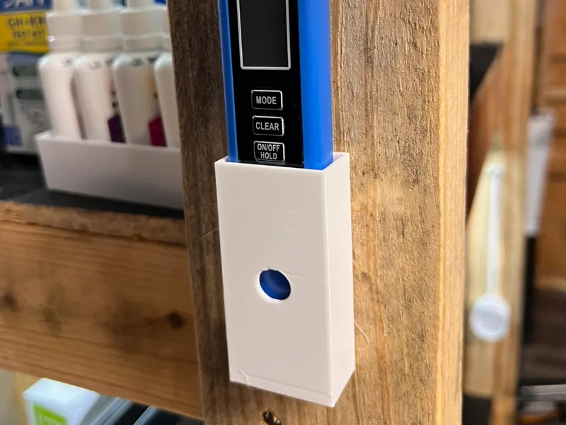 TDS/Ph meter hanger/organizer