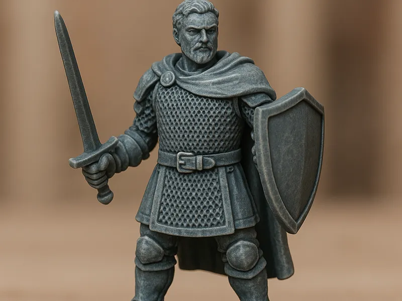 Simple Paladin Miniature