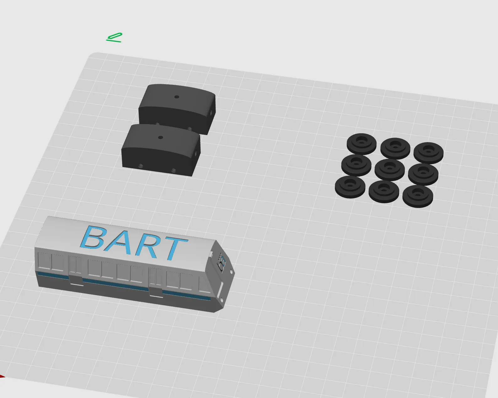 BART Bay Area Rapid Transit train-BRIO/IKEA/HAPE - Free 3D Print Model ...