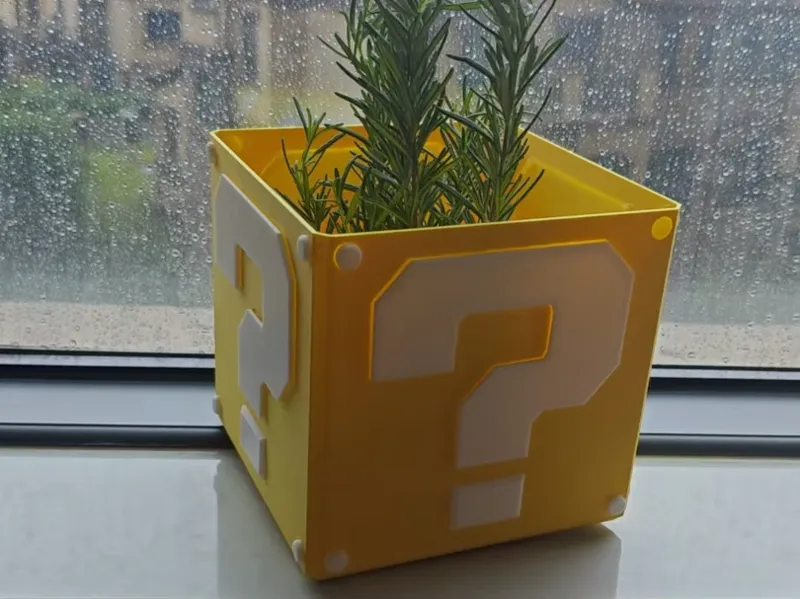 超级马里奥问号花盆
