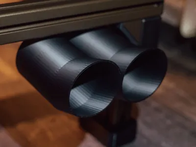 Modular Exhaust System for Sim Racing Rigs (80mm )