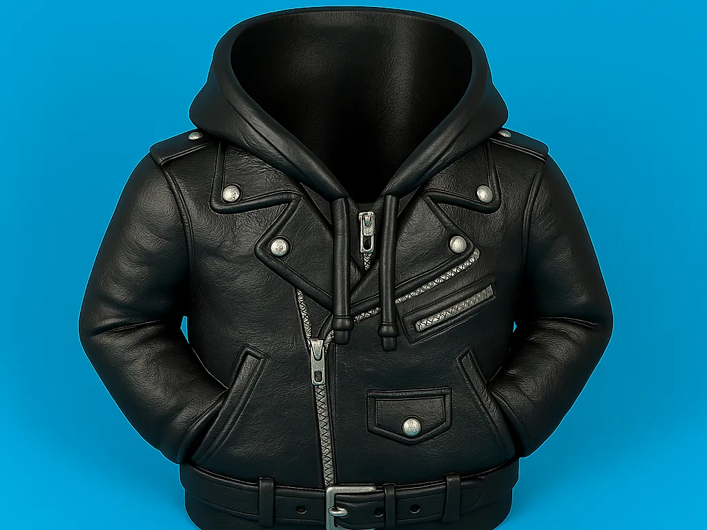 Leather Jacket Pencil Holder