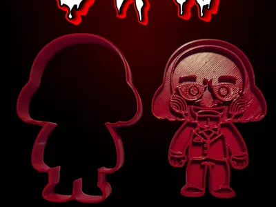 SAW-Billy the Puppet Cookie Cutter & Embosser