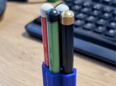 Minimalist Hex Pen Holder