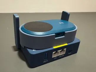 中兴U10S+多酷TR3000路由器随身WiFi支架