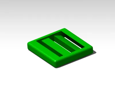 Ladder buckle for lace
