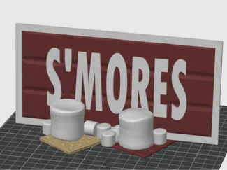 S'mores Sign and Props