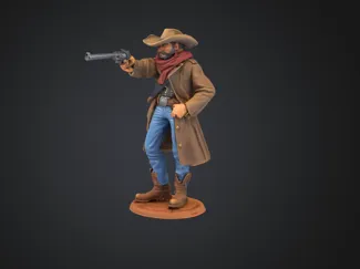 Mini printable western