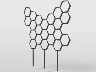Hexagonal Plant Support