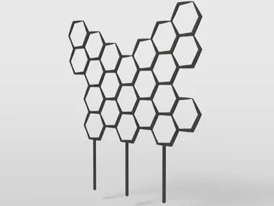 Hexagonal Plant Support