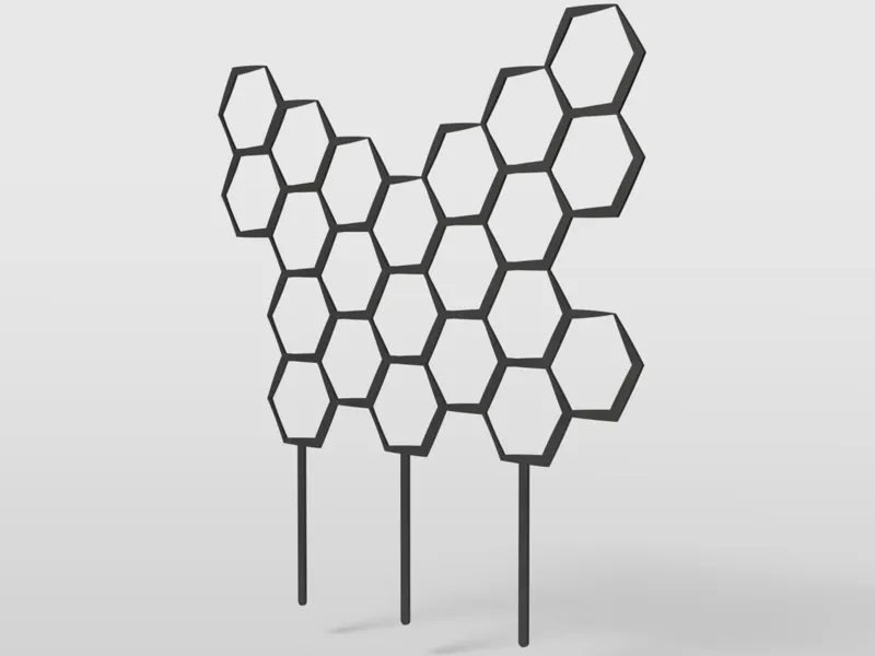 Hexagonal Plant Support