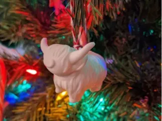 Highland Cow Ornament